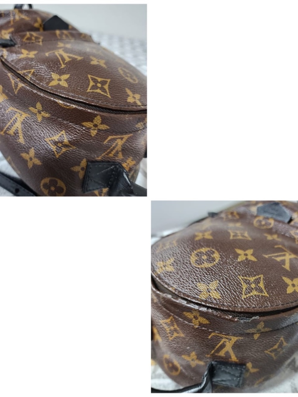 Authentic LOUIS VUITTON Monogram Palm Springs Mini Backpack Brown - Picture 6 of 16
